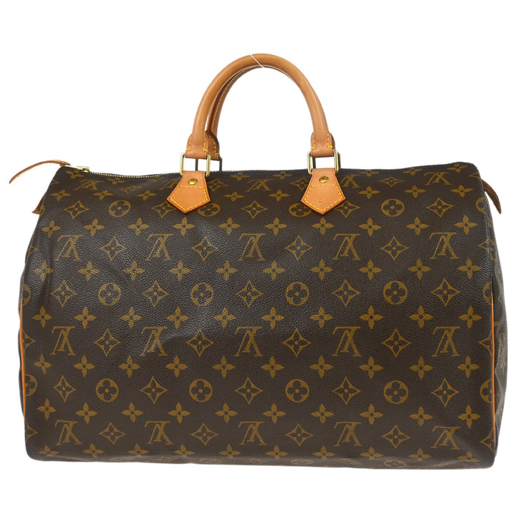 Louis Vuitton Monogram Speedy 40 Duffle Handbag M41522 MB0041 XX33381