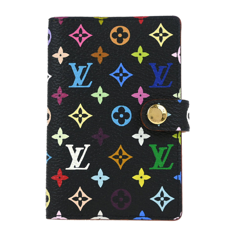 Louis Vuitton Multicolor Carnet Deval Agenda Mini Notebook M92652 SR0043 XX33415