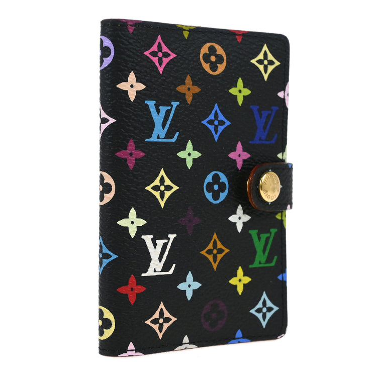 Louis Vuitton Multicolor Carnet Deval Agenda Mini Notebook M92652 SR0043 XX33415