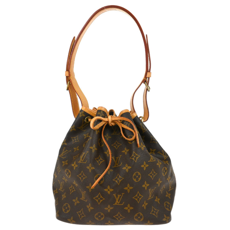 Louis Vuitton Monogram Petite Noe Bucket Shoulder Bag M42226 AR1929 XX33418