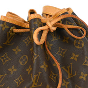 Louis Vuitton Monogram Petite Noe Bucket Shoulder Bag M42226 AR1929 XX33418