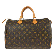 Louis Vuitton Monogram Speedy 35 Handbag M41524 TH0014 XX33885