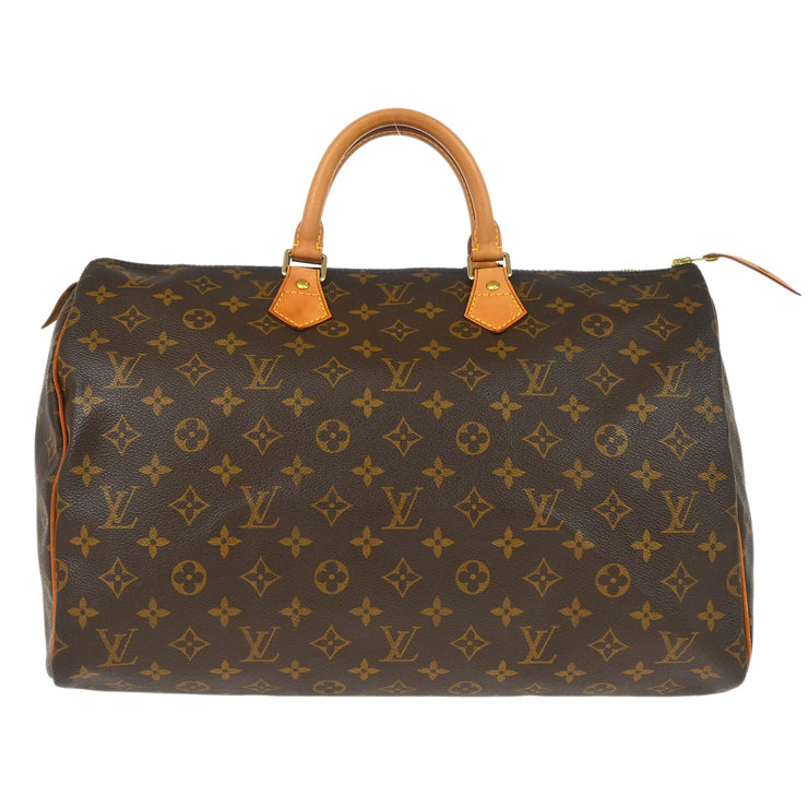 Louis Vuitton Monogram Speedy 40 Duffle Handbag M41522 MB0022 XX33920