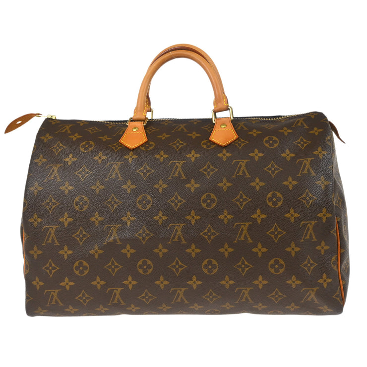 Louis Vuitton Monogram Speedy 40 Duffle Handbag M41522 MB0022 XX33920