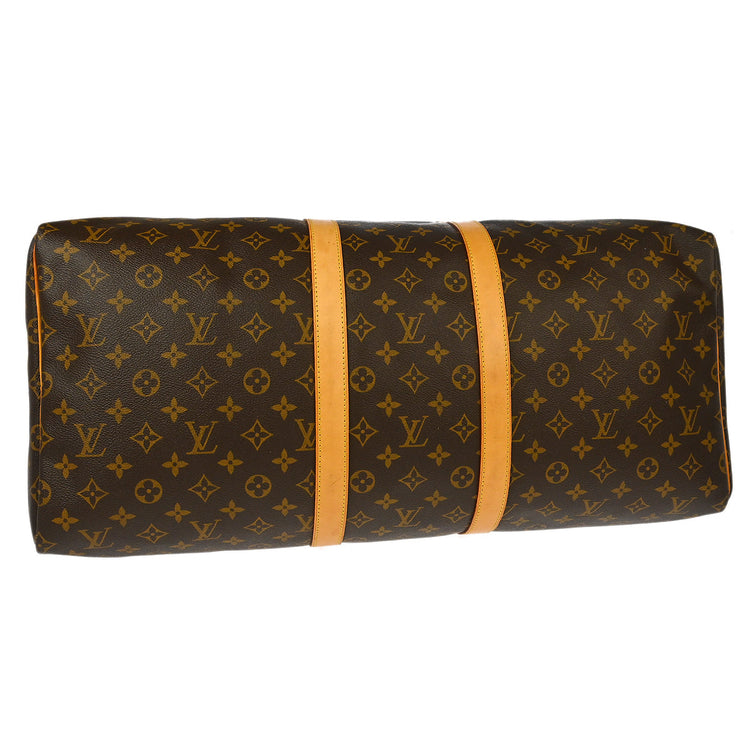 Louis Vuitton Monogram Keepall 55 Travel Duffle Handbag M41424 MB0056 XX34094