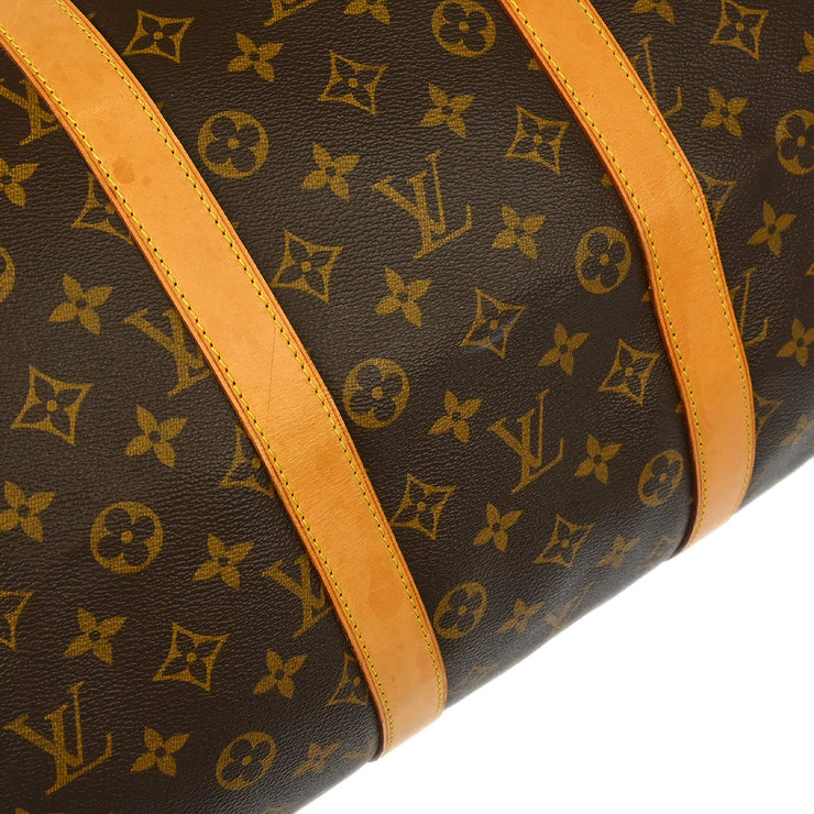 Louis Vuitton Monogram Keepall 55 Travel Duffle Handbag M41424 MB0056 XX34094
