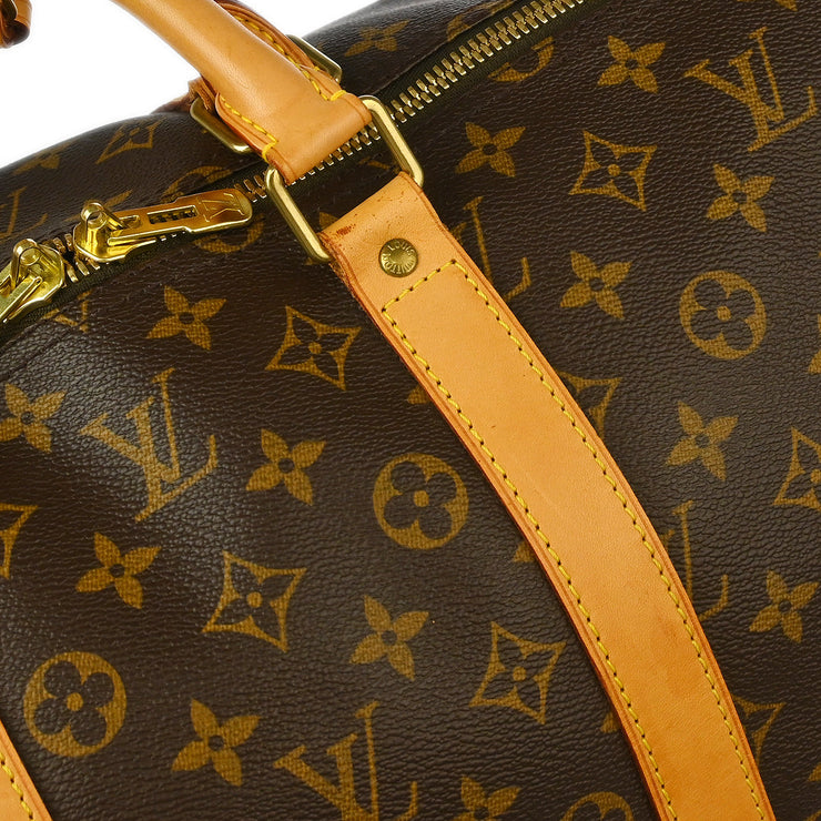 Louis Vuitton Monogram Keepall 55 Travel Duffle Handbag M41424 MB0056 XX34094