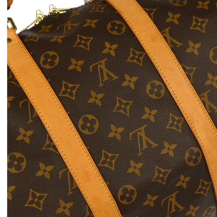 Louis Vuitton Monogram Keepall 55 Travel Duffle Handbag M41424 MB0056 XX34094
