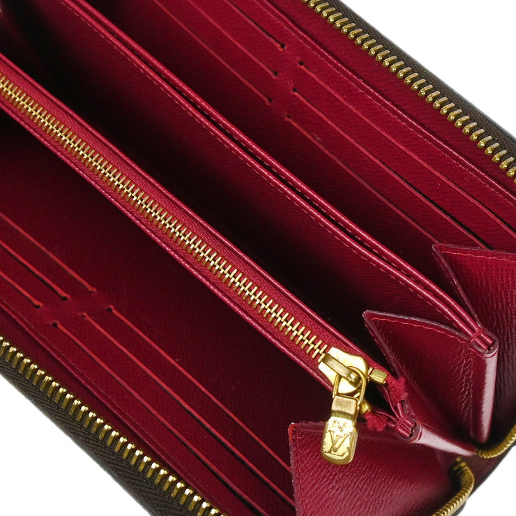 Louis Vuitton Fuchsia Monogram Zippy Wallet M41895 GI2157 XX34177