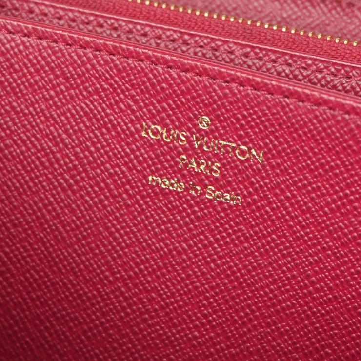 Louis Vuitton Fuchsia Monogram Zippy Wallet M41895 GI2157 XX34177