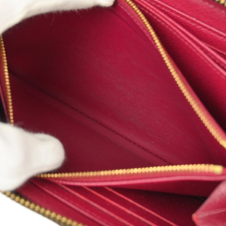 Louis Vuitton Fuchsia Monogram Zippy Wallet M41895 GI2157 XX34177
