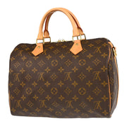 Louis Vuitton Monogram Speedy Bandouliere 30 Duffle Handbag M41112 CT1118 164798
