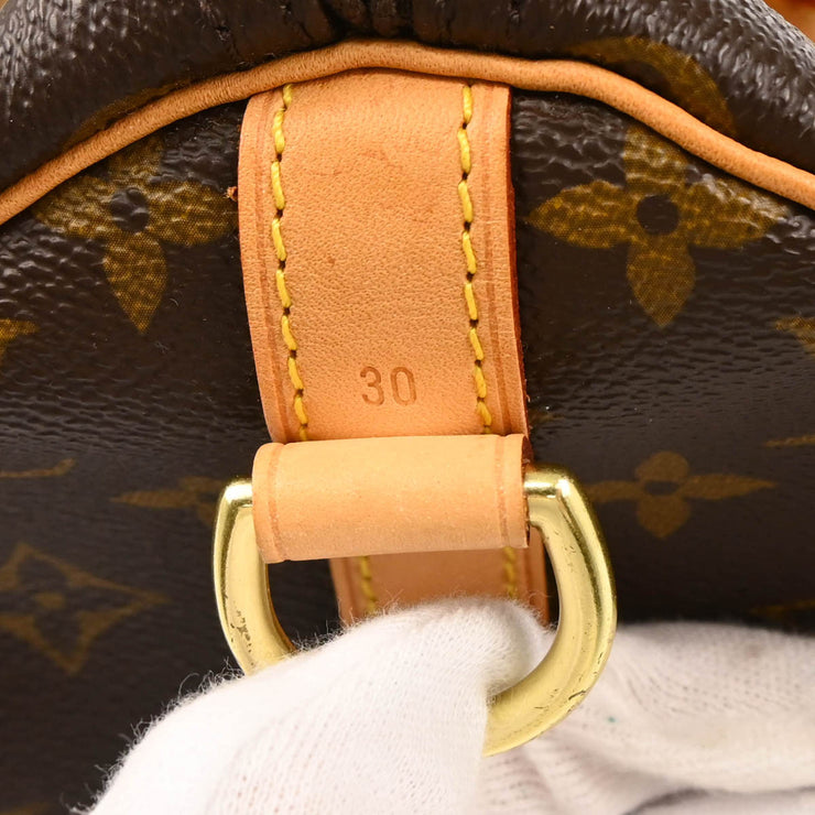 Louis Vuitton Monogram Speedy Bandouliere 30 Duffle Handbag M41112 CT1118 164798