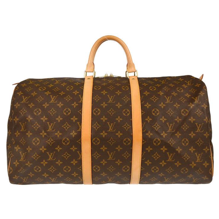 Louis Vuitton Monogram Keepall 55 Travel Duffle Handbag M41424 DU1154 165024