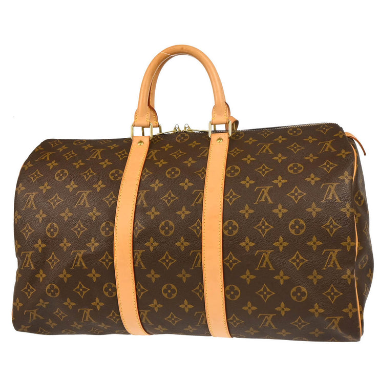 Louis Vuitton Monogram Keepall 45 Travel Duffle Handbag M41428 FL0013 165031