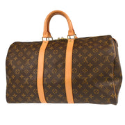Louis Vuitton Monogram Keepall 45 Travel Duffle Handbag M41428 FL1010 184622