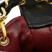 Chanel Black Lambskin Classic Square Flap Shoulder Bag 20 184647