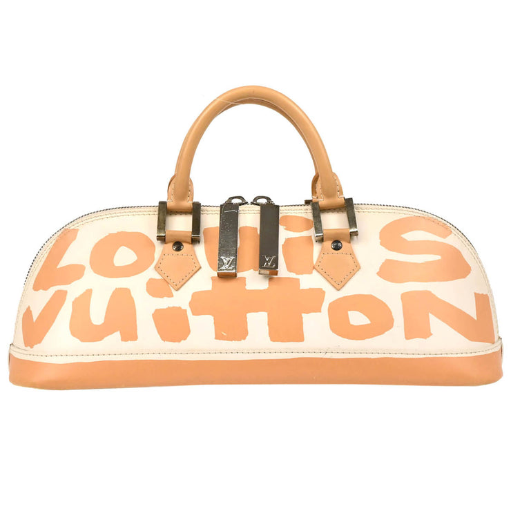 Louis Vuitton Beige Graffiti Alma Horizontal Handbag M92176 BA0041 194152