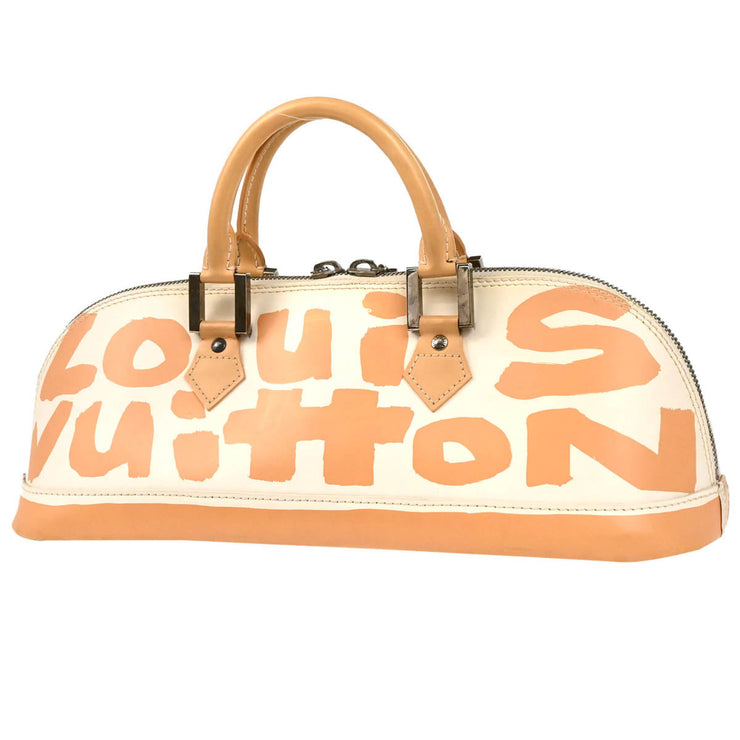 Louis Vuitton Beige Graffiti Alma Horizontal Handbag M92176 BA0041 194152