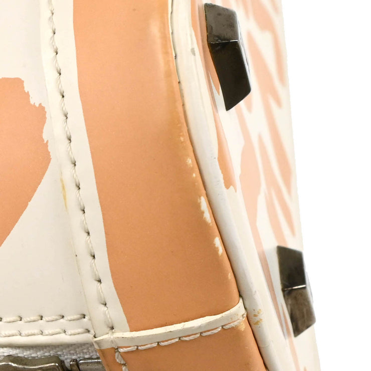 Louis Vuitton Beige Graffiti Alma Horizontal Handbag M92176 BA0041 194152