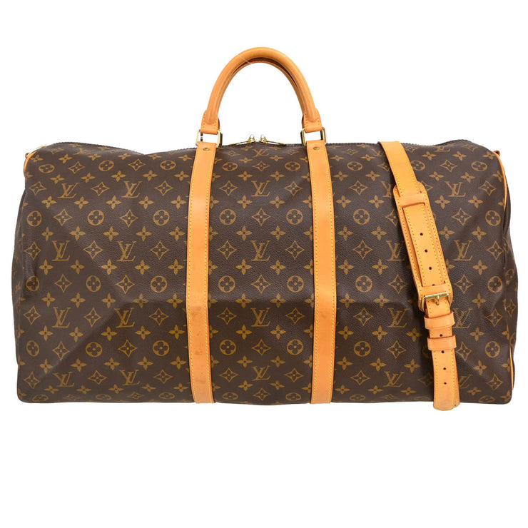 Louis Vuitton Monogram Keepall Bandouliere 60 Duffle Bag M41412 TH1927 XX33624