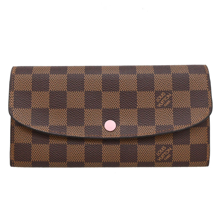 Louis Vuitton Damier Portefeuille Emilie Long Wallet N60214 TA3270 XX33661