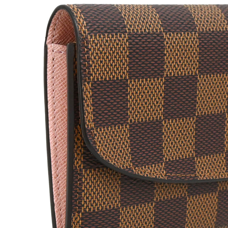 Louis Vuitton Damier Portefeuille Emilie Long Wallet N60214 TA3270 XX33661