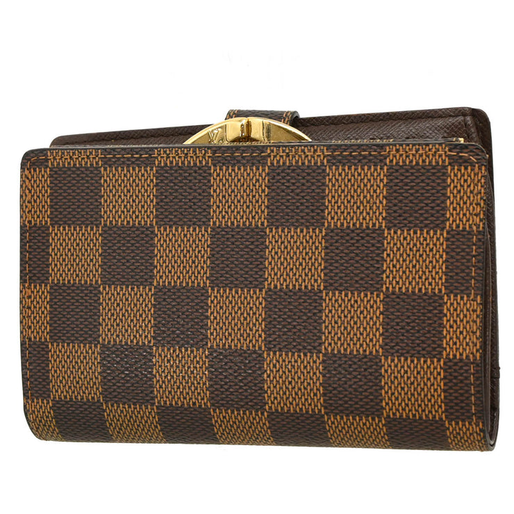 Louis Vuitton Damier Portefeuille Viennois Wallet N61664 MI4018 XX33850