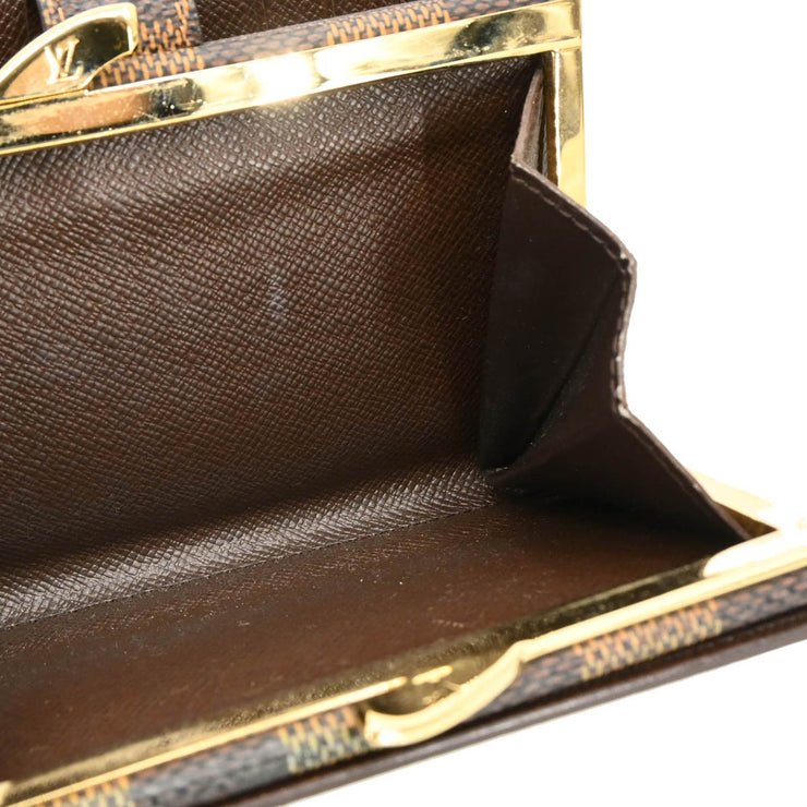 Louis Vuitton Damier Portefeuille Viennois Wallet N61664 MI4018 XX33850