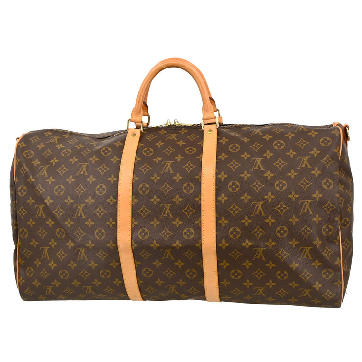 Louis Vuitton Monogram Keepall Bandouliere 60 Duffle Bag M41412 VI1925 XX33913