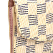 Louis Vuitton Damier Azur Portefeuille Emilie Long Wallet N41625 TA0129 XX34026