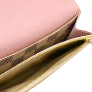 Louis Vuitton Damier Azur Portefeuille Emilie Long Wallet N41625 TA0129 XX34026