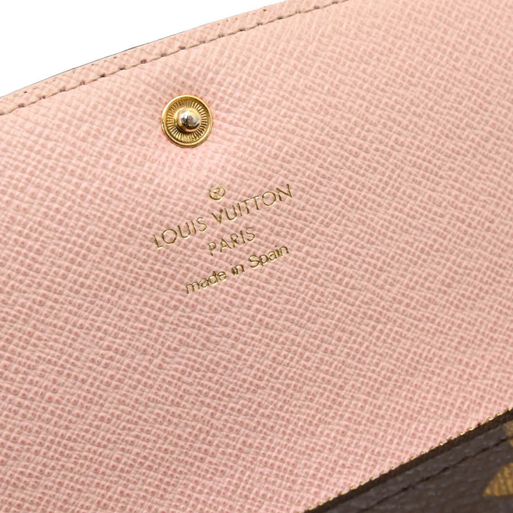Louis Vuitton Monogram Portefeuille Emilie Long Wallet M61289 CA4177 XX34117