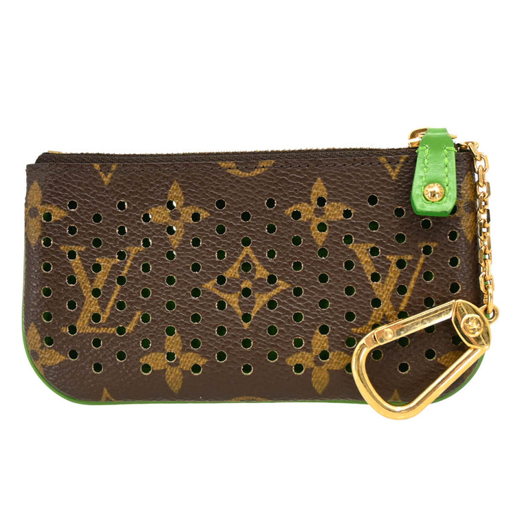 Louis Vuitton Monogram Perfo Pochette Cles Coin Purse M95186 SP0036 XX34319