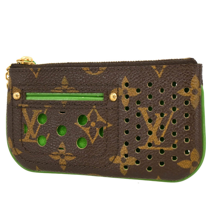 Louis Vuitton Monogram Perfo Pochette Cles Coin Purse M95186 SP0036 XX34319