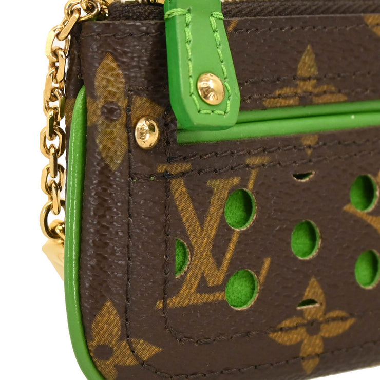 Louis Vuitton Monogram Perfo Pochette Cles Coin Purse M95186 SP0036 XX34319