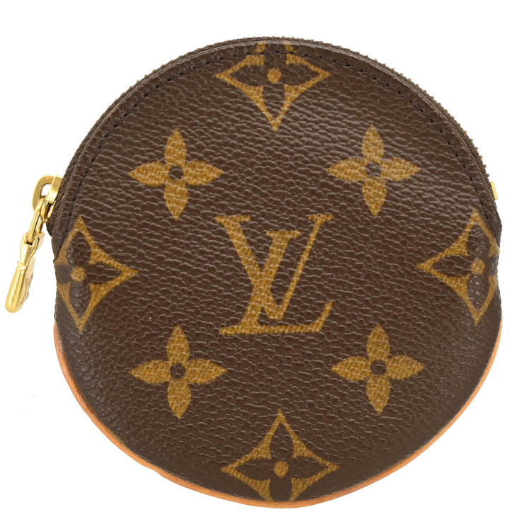 Louis Vuitton Monogram Porte Monnaie Rond Coin Case M61926 CT3017 XX34444