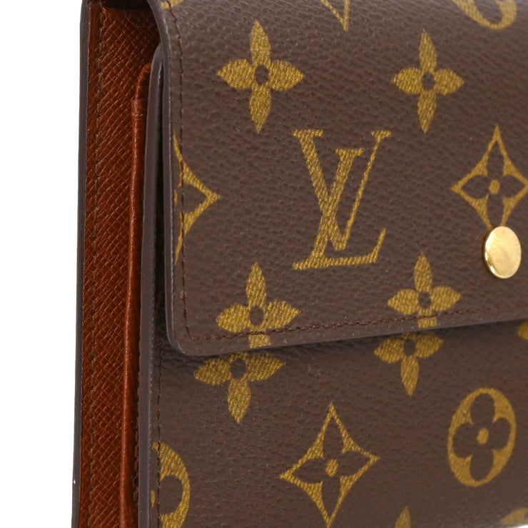 Louis Vuitton Monogram Porte Tresor Etui Papier Wallet M61202 SD0041 XX34486