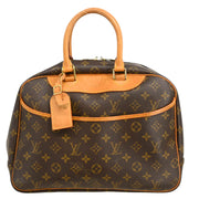 Louis Vuitton Monogram Deauville Bowling Vanity Handbag M47270 MB1923 XX34520