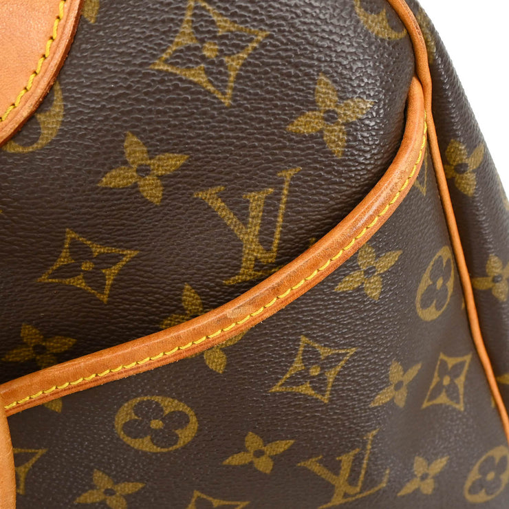 Louis Vuitton Monogram Deauville Bowling Vanity Handbag M47270 MB1923 XX34520