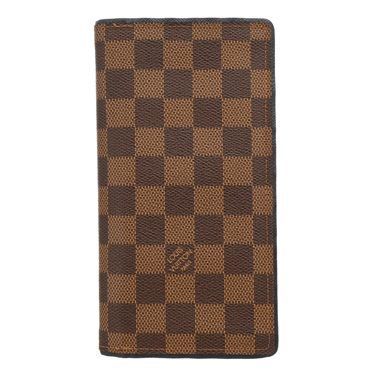 Louis Vuitton Damier Portefeuille Brazza Long Wallet N63153 SP0113 XX34526