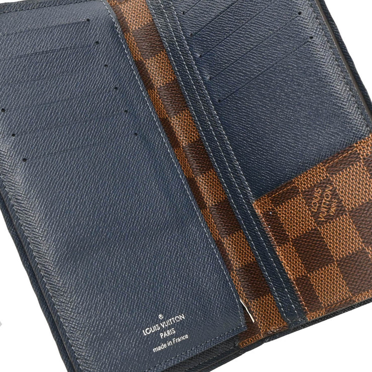 Louis Vuitton Damier Portefeuille Brazza Long Wallet N63153 SP0113 XX34526