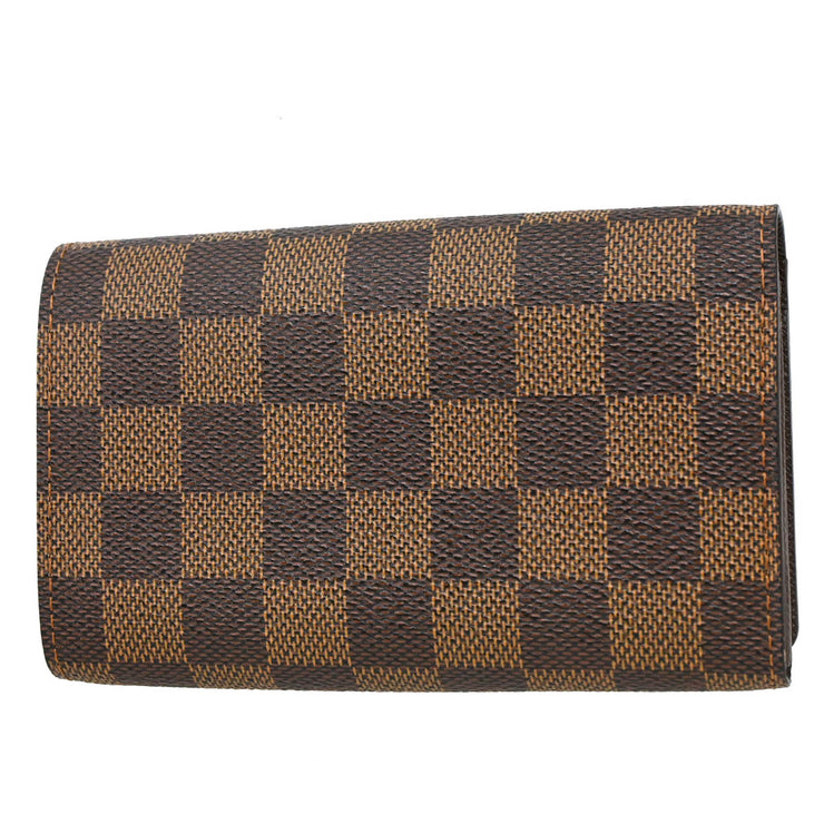 Louis Vuitton Damier Porte Monnaie Billets Tresor Wallet N61730 CA0094 XX34592