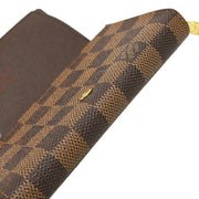 Louis Vuitton Damier Porte Monnaie Billets Tresor Wallet N61730 CA0094 XX34592