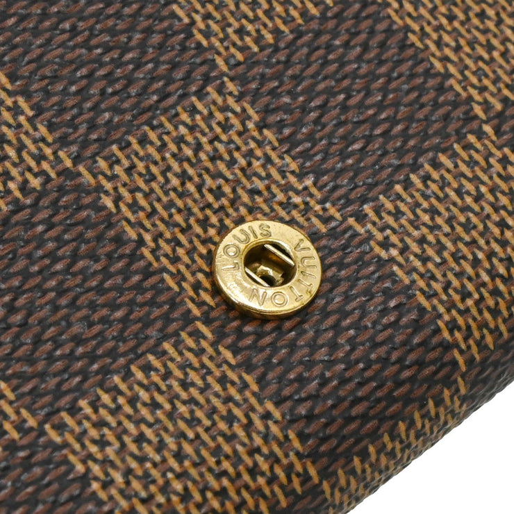 Louis Vuitton Damier Porte Monnaie Billets Tresor Wallet N61730 CA0094 XX34592