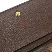 Louis Vuitton Damier Porte Monnaie Billets Tresor Wallet N61730 CA0094 XX34592
