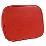 Chanel Red Calfskin Timeless Vanity Handbag 185137