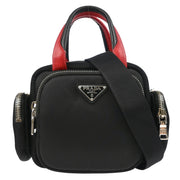 Prada Black Nylon 2way Tote Handbag 255/1BB061 194915