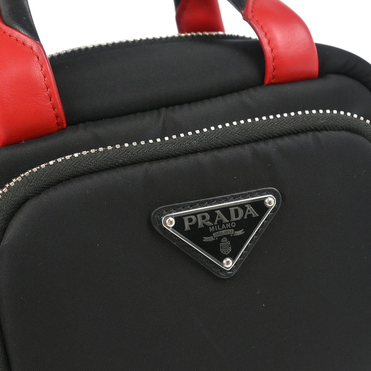 Prada Black Nylon 2way Tote Handbag 255/1BB061 194915