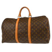 Louis Vuitton Monogram Keepall 50 Duffle Travel Handbag M41426 VI884 XX34727